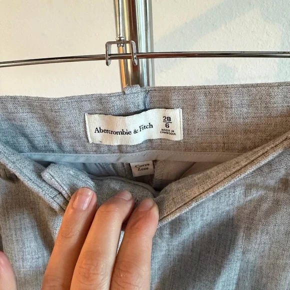 Abercrombie Curve Love A&F Quinn Tailored Pant - Picture 5 of 5